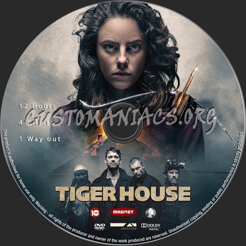 Tiger House dvd label