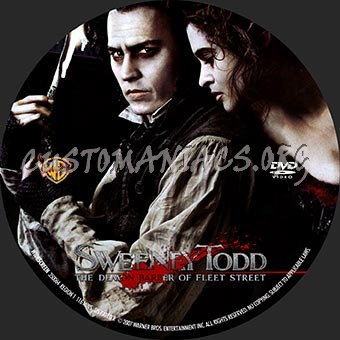 Sweeney Todd dvd label