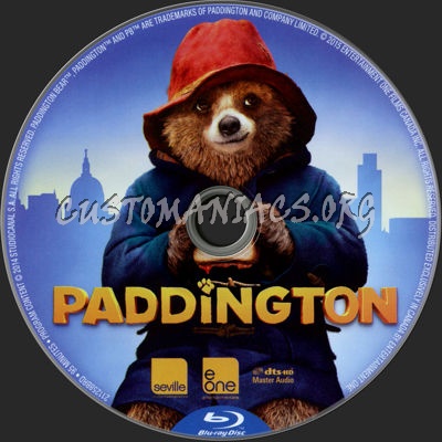 Paddington blu-ray label