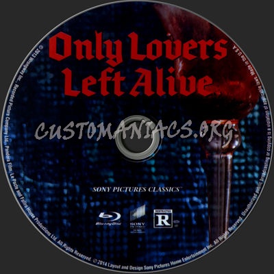 Only Lovers Left Alive blu-ray label