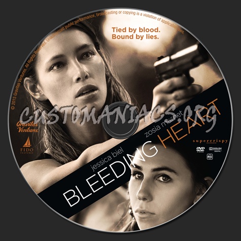 Bleeding Heart dvd label