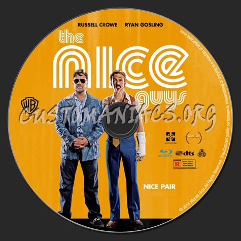 The Nice Guys blu-ray label