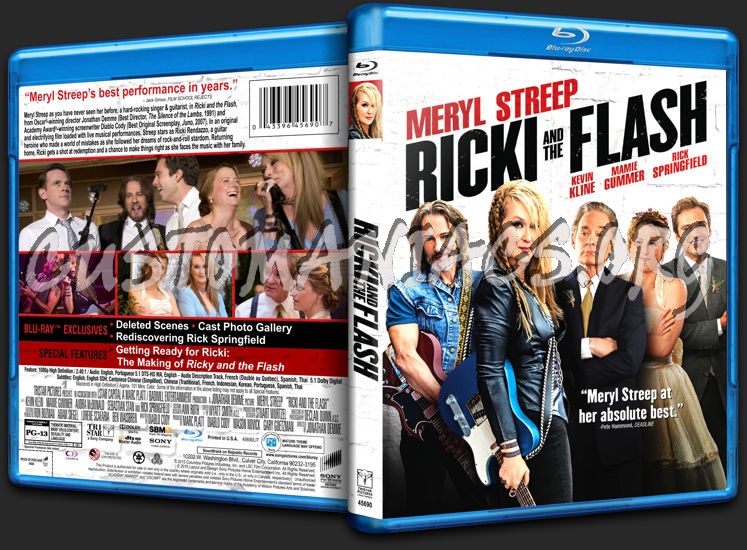 Ricki and the Flash blu-ray cover