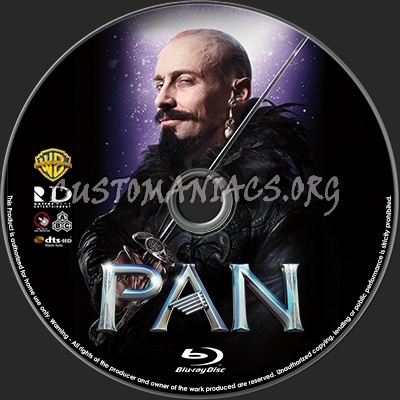 Pan blu-ray label