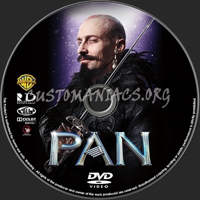 Pan dvd label