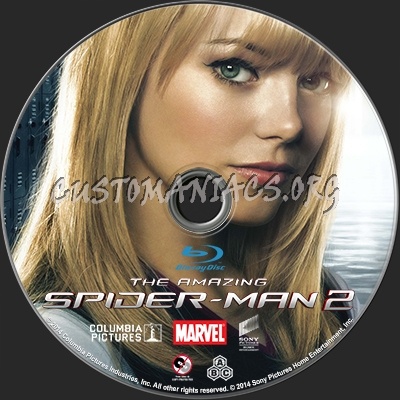 The Amazing Spider-Man 2 blu-ray label