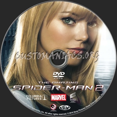 The Amazing Spider-Man 2 dvd label