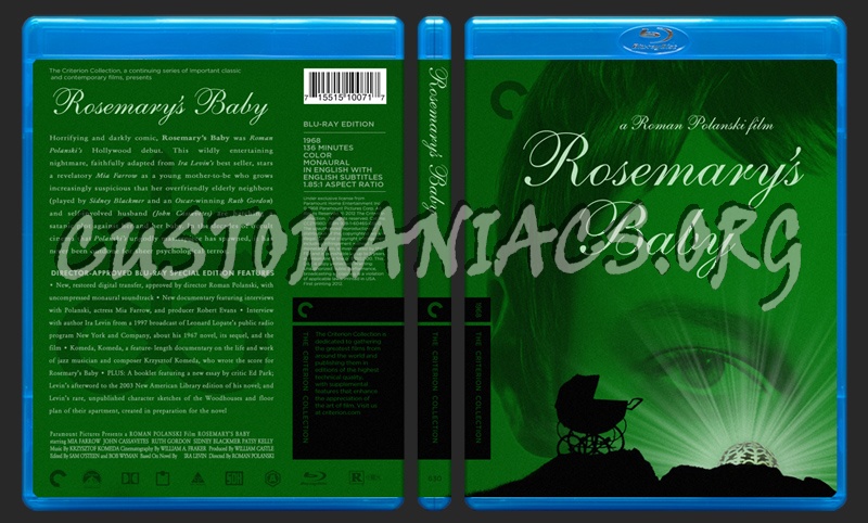 630 - Rosemary's Baby blu-ray cover