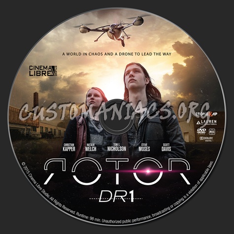 Rotor DR1 dvd label