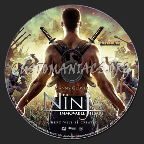 The Ninja: Immovable Heart dvd label