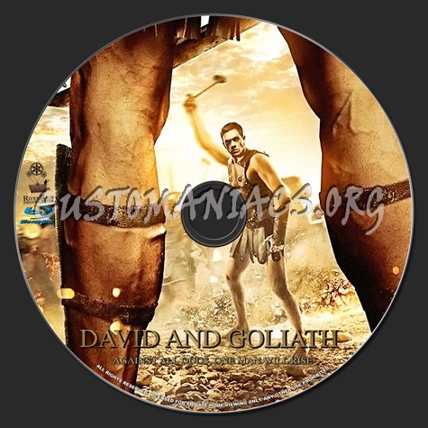 David and Goliath (2015) blu-ray label