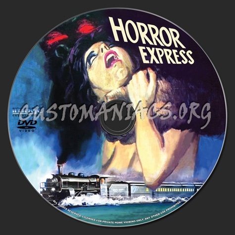 Horror Express dvd label