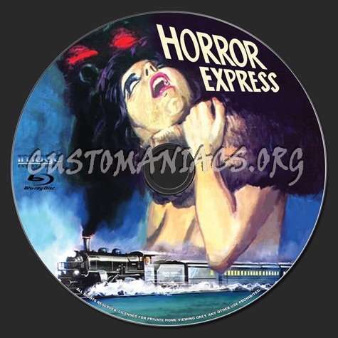 Horror Express blu-ray label