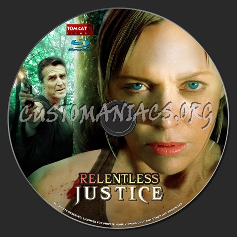 Relentless Justice blu-ray label