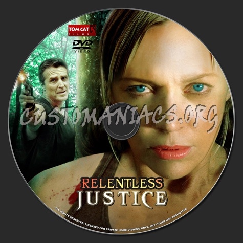 Relentless Justice dvd label