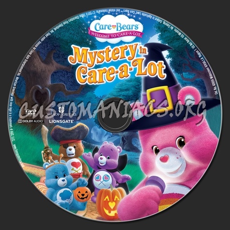 Care Bears Mystery in Care-a-Lot dvd label