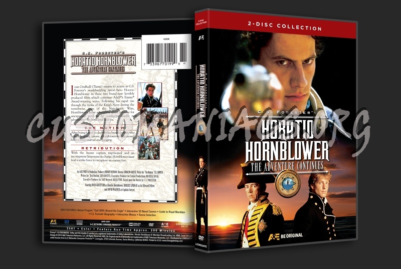 Horatio Hornblower The Adventure Continues dvd cover