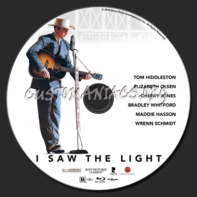 I Saw The Light blu-ray label