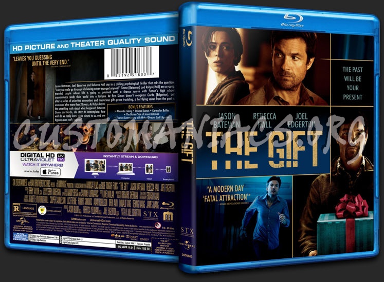 The Gift (2015) blu-ray cover