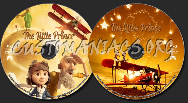 The Little Prince (2015) blu-ray label