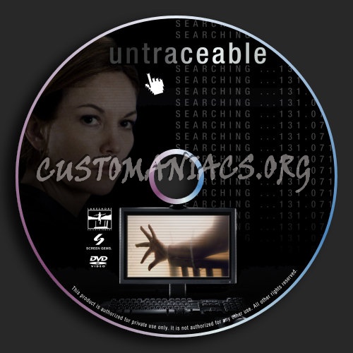 Untraceable dvd label