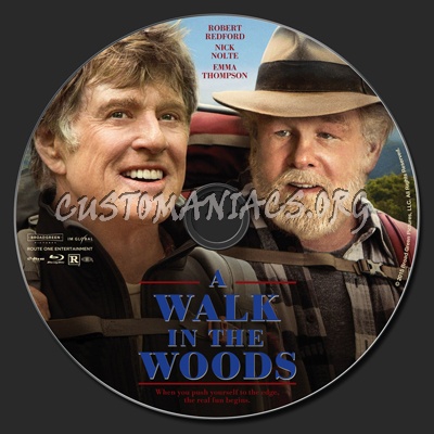 A Walk In The Woods blu-ray label