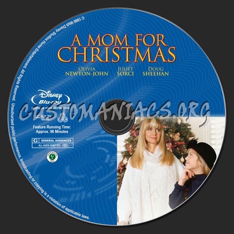 A Mom For Christmas blu-ray label