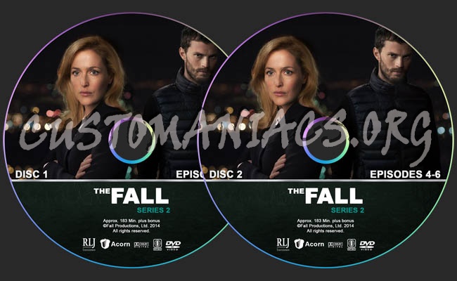 The Fall - Series 2 dvd label