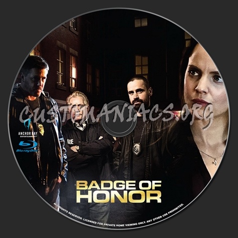 Badge of Honor blu-ray label