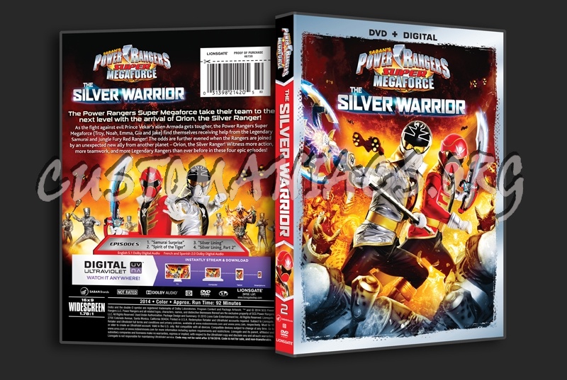 Power Rangers Super Megaforce The Silver Warrior Volume 2 dvd cover