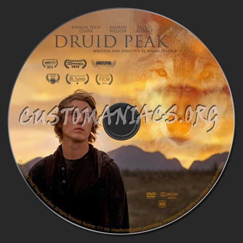 Druid Peak dvd label