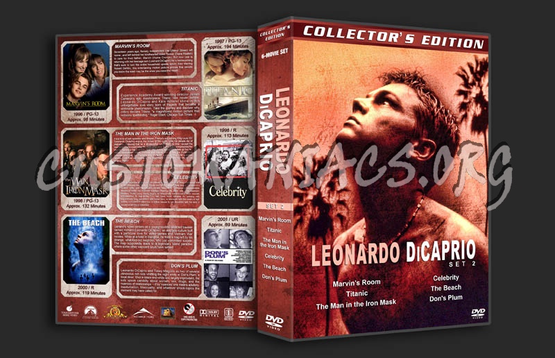 Leonardo DiCaprio - Set 2 dvd cover