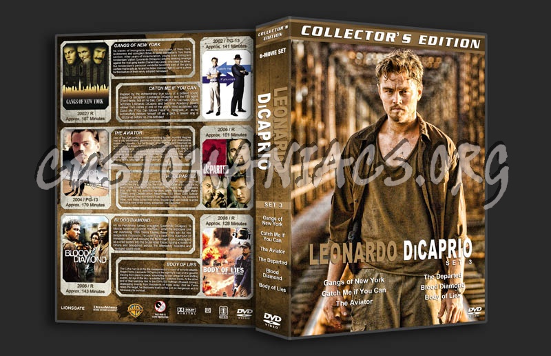 Leonardo DiCaprio - Set 3 dvd cover