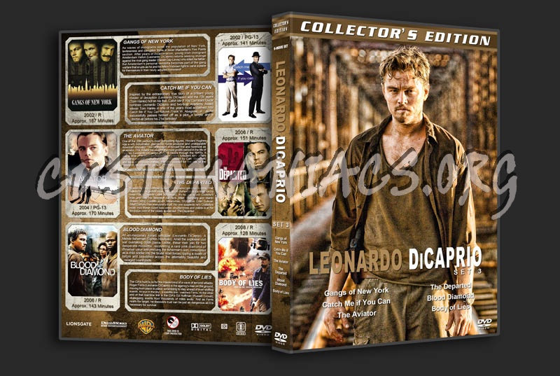 Leonardo DiCaprio - Set 3 dvd cover