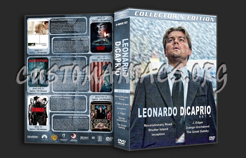 Leonardo DiCaprio - Set 4 dvd cover