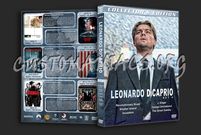 Leonardo DiCaprio - Set 4 dvd cover