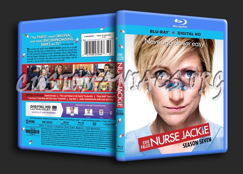 Nurse Jackie Season 7 blu-ray cover