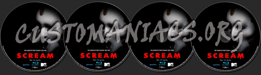 Scream The Series Season 1 blu-ray label