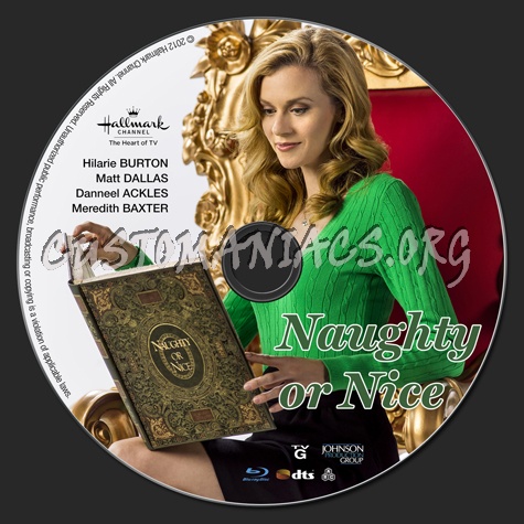 Naughty or Nice blu-ray label