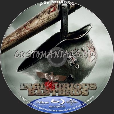 Inglourious Basterds blu-ray label