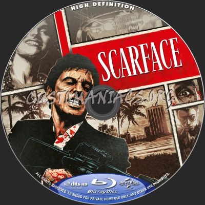 Scarface blu-ray label