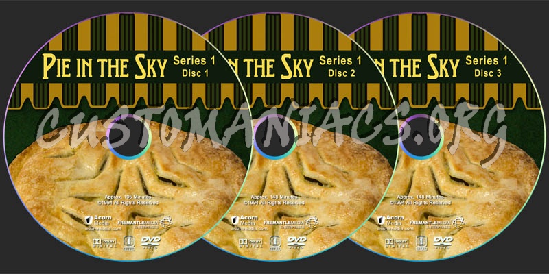 Pie in the Sky - Series 1 dvd label