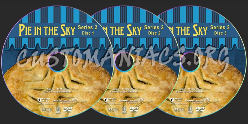 Pie in the Sky - Series 2 dvd label