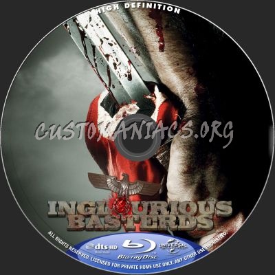 Inglourious Basterds blu-ray label