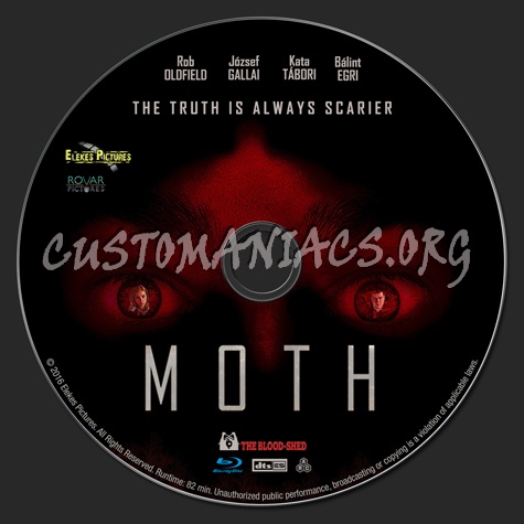 Moth blu-ray label