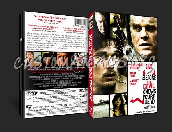 Before The Devil Knows You're Dead dvd cover