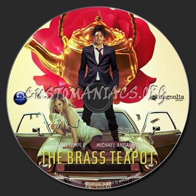 Brass Teapot, The blu-ray label