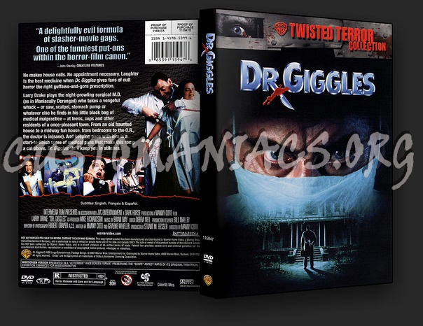 Dr Giggles dvd cover