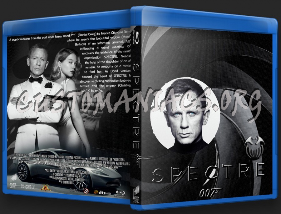 Spectre blu-ray cover