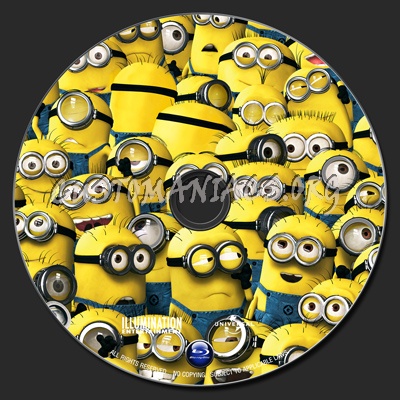 Minions blu-ray label